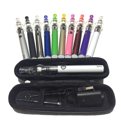 Evod 510 Batterie M6 Galss Globe Réservoir Vape Pen E Cig Vaporisateur D'herbes Sèches